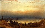 Sanford Robinson Gifford The Basin of the Patapsco from Federal Hill, Baltimore painting